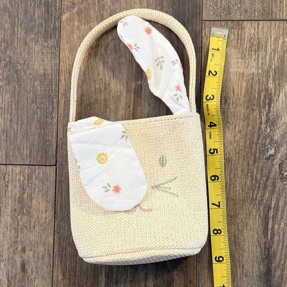 Adorable Bunny Ear Kids Bag - Cream